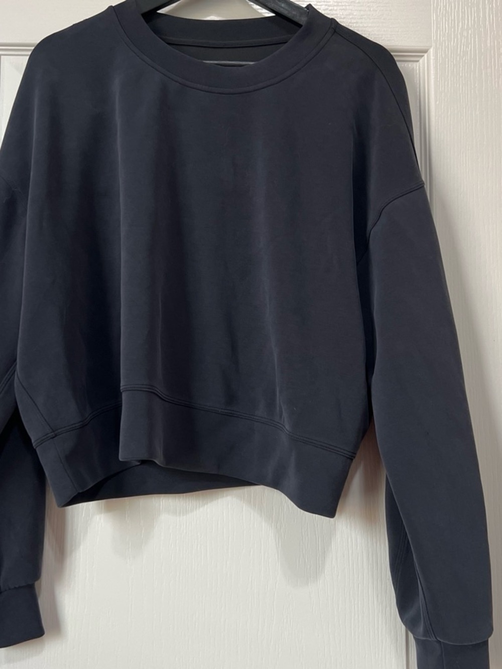 Women’s Black Cropped Crewneck Sweatshirt lululemon